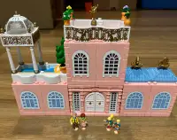 1999 Polly Pocket Deluxe Mansion Dream Builders with all pieces