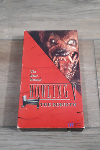 VHS Howling V: The Rebirth 1989 Horror movie 
