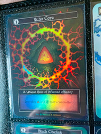 Ruby Core FOIL Beta TCG Sorcery Contested Realm NM