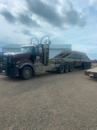 For sale 2015 Truck and 2002 Tailer. $90 000. For more information call 250-262-6462.