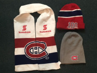 NHL Montreal Canadiens Lot De 3 Tuques Hockey Hiver Sport