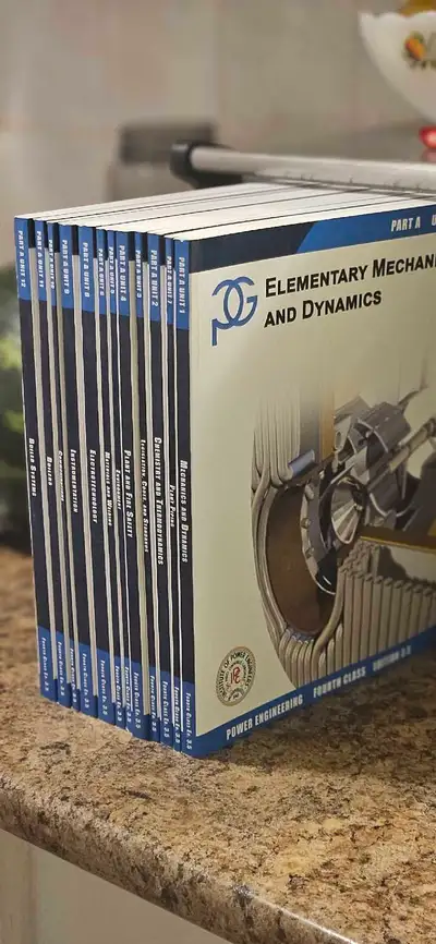 power engineering 4th class 3.5 textbooks , View more
