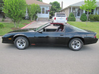 Classic Black Beauty Chevrolet Camaro Z28 with T-Tops Circa 1984