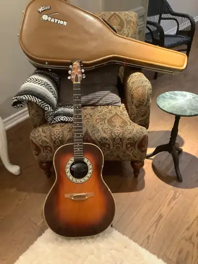 Ovation acoustic guitar vintage 1970’s, View more