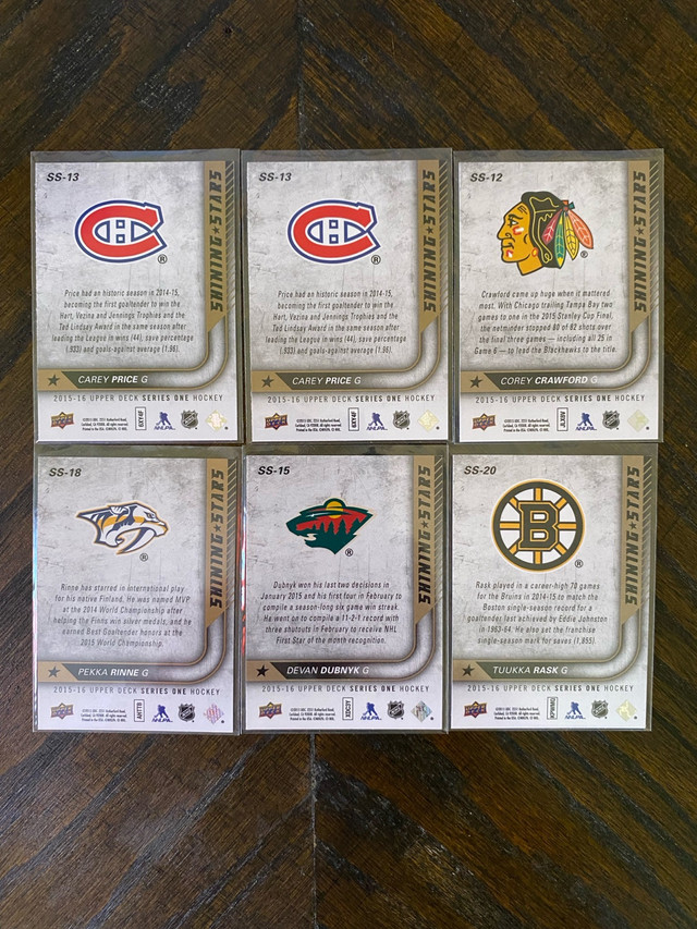 Upper Deck Shining Stars Hockey Cards  in Arts & Collectibles in Chatham-Kent - Image 2
