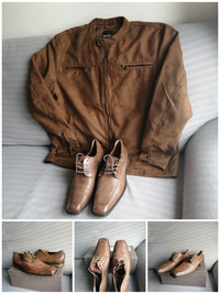 Dress shoes + Jacket (Brown) 