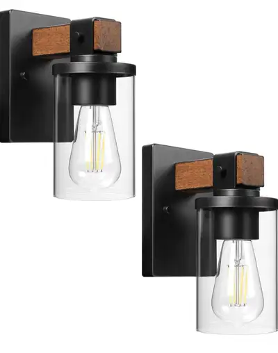 DEERINE 1-Light Vanity Wall Light Set of 2, View more