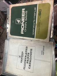 Vintage pioneer chainsaw manuals 3270sc 1200