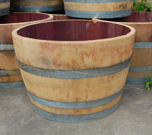 Wine and Whiskey Barrel Planters in Outdoor Décor in Kitchener / Waterloo - Image 2