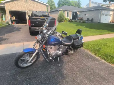 2005 Honda Shadow 1100 for sale. 50,565KM Great condition Windshield Saddlebags Backrest 4000 OBO or...