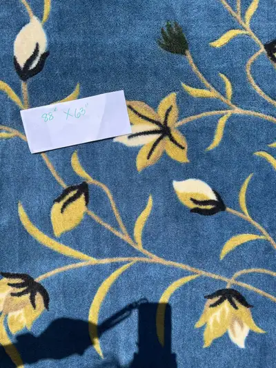 Floral Area Rug 88x63”, View more