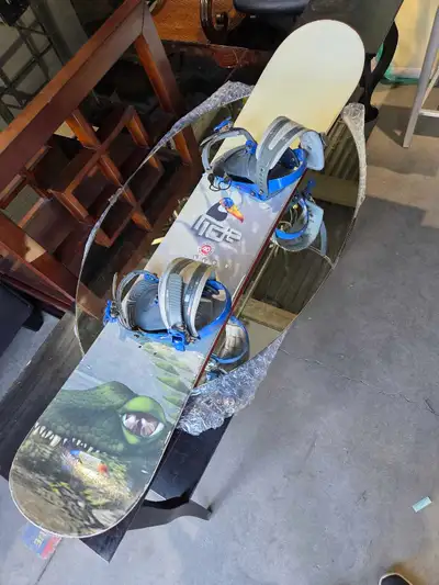 Ride 54" Junior Snowboard with Bindings, View more