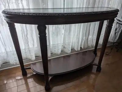 Hall Table. Coffee Table. Solid Metal and Great condition., View more