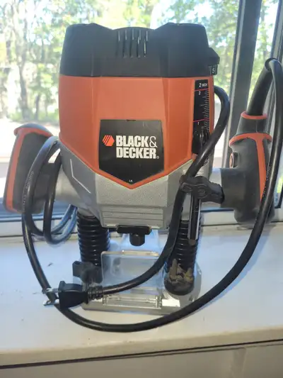 RYOBI jig-saw with laser and Black & Decker router, View more