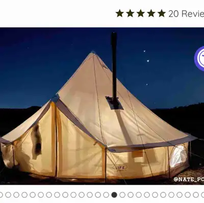 16’ Fernweh Bell Tent, View more