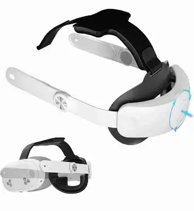 ALAFLY Upgrade Adjustable Head Strap Compatible with Quest 3S / , View more