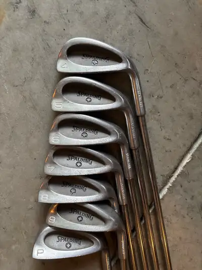  Spalding Elite full set with cart bag , View more