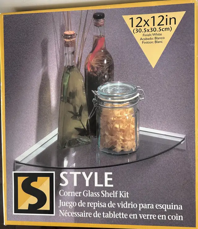 Brand new corner glass shelf kit in Home Décor & Accents in Ottawa - Image 4