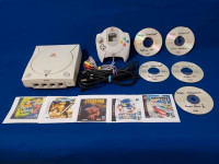 Sega Dreamcast / Model plays back ups! + 5 Game Discs! $150.