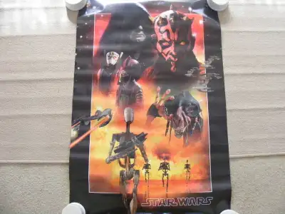 1999 Trends "Star Wars Episode 1 (Villains)" Collector's Edition Poster I have for sale the 1999 Tre...