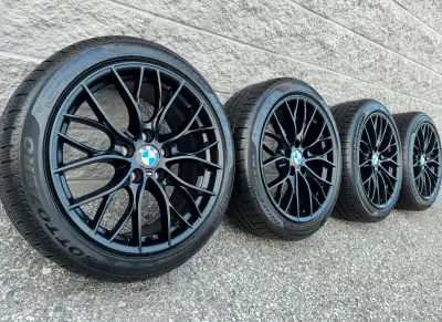 Pirelli Sottozero Winter 240 Serie II Run Flat Snow Tires and original 18 inch BMW 3 / 4 Series "Sty...