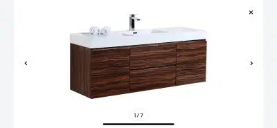 Kubebath 60” Vanity with Countertop, View more