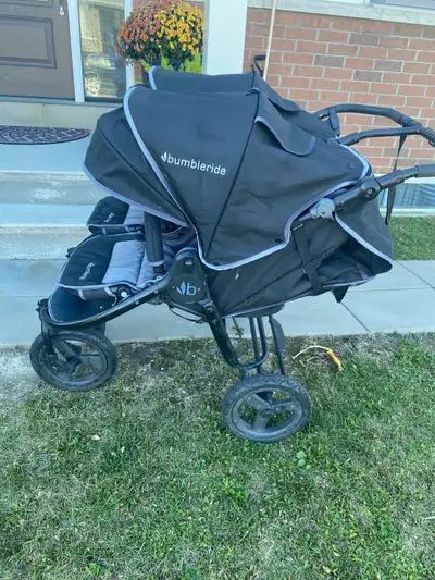 I have this double stroller for sale Bumbleride strong structure, big tires My daughter used for twi...