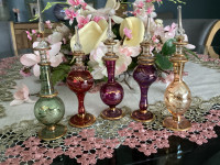 Ornate gold trim Perfume Bottles from Egypt