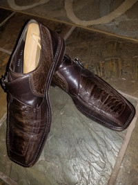 HIGH END, LEATHER AND OSTRICH MEZLAN SHOES FOR SALE