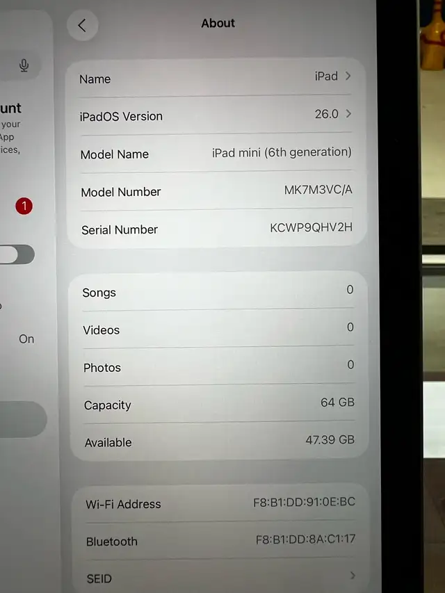 Amazing Deal!! Apple iPad Mini 6- 64gb in iPads & Tablets in City of Toronto - Image 5