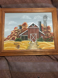 Farm painting 
