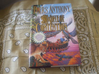 2 books Xone of Contention by Piers Anthony - Price for lot (SF)