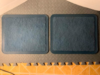 Pair of Blue GM G Body Rear Floor Mats