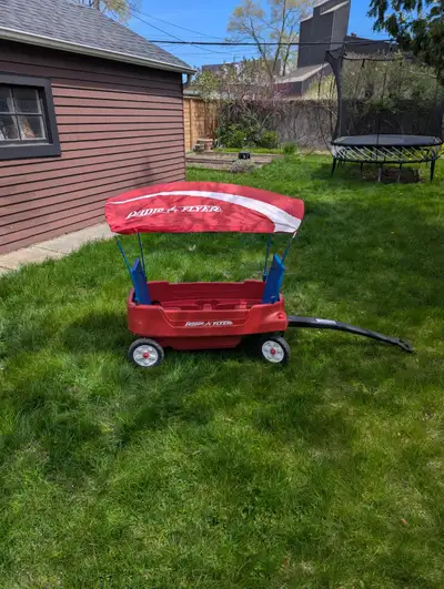 Radio flyer wagon with canopy, View more