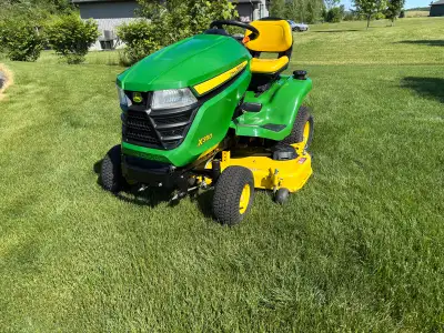 John Deere  X350 riding mower, View more