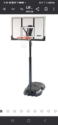 Lifetime adjustable basketball net