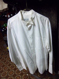 men's white tab collar shirts
