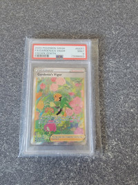 Pokemon Crown Zenith Gardenias vigor psa9