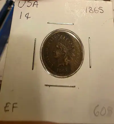 This is a 161 years old cent in amazing condition. Would be a great addition to a american coin coll...