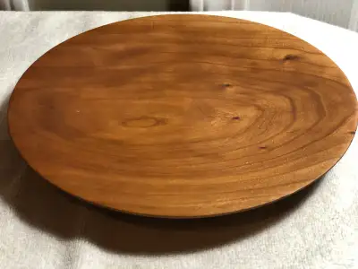 Possible Olive Wood Serving Plate 9 Inch Diameter & 1 Inch In De, View more