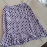 Purple spotted flouncy Laura skirt Size 8