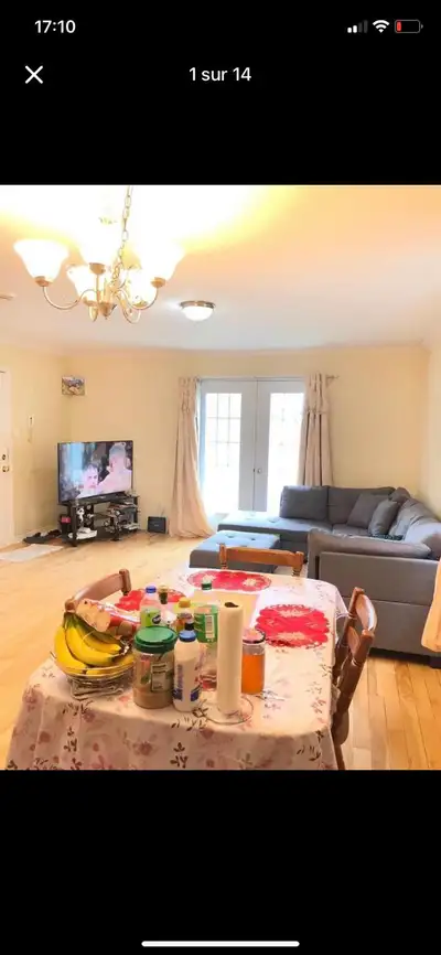 Chambre à loué dans un grand condos de 4-1/2-Montréal
