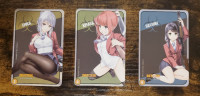 11 Manga Cards for Sale / Cartes Manga à vendre