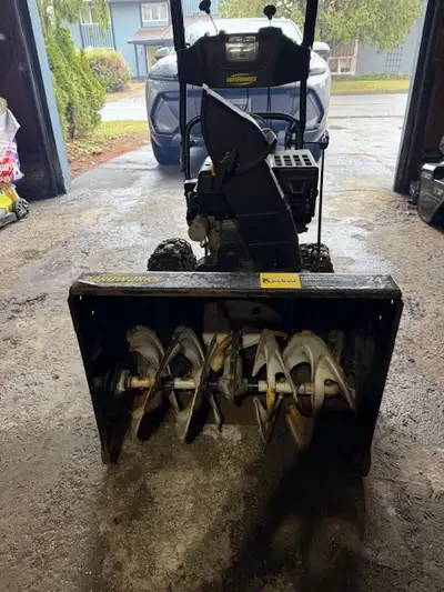 Working 24" Yardworks Electric Start Gasoline Snowblower, View more