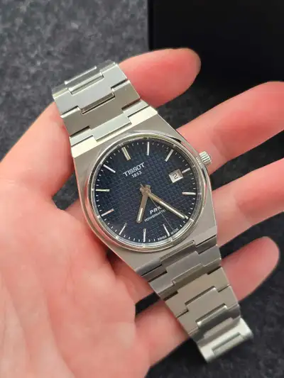 Tissot PRX 40mm blue dial automatic watch full set, View more