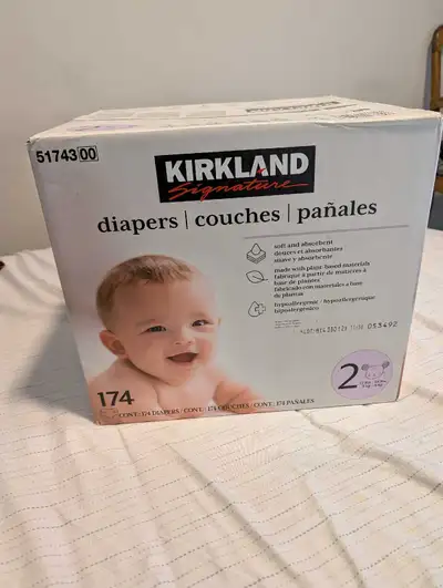 Kirkland Signature Diapers size 2 , View more