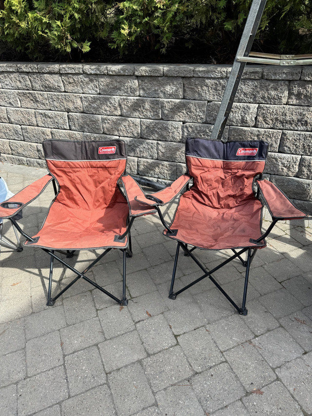 Assorted fold out camp chairs in Patio & Garden Furniture in Vernon