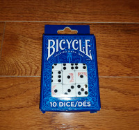 Bicycle pack of 10 dice (brand new)