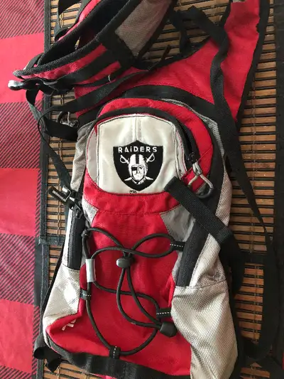 Raiders, Small backpack to carry water pouch, keeps water cool, View more