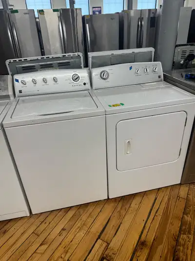  Kenmore top loader washer dryer set, View more
